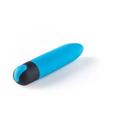 Vibratore Bullet Ricaricabile in Silicone V3 – Blu