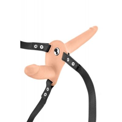 Strap-On Harness Doppio Vibrante Ricaricabile